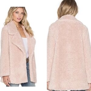 Revolve Tularosa Soft Blush Teddy Jacket